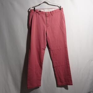 NWT VTG Polo Ralph Lauren Pants Mens 33x32 Coral Pink Chinos 90s Preppy Academia